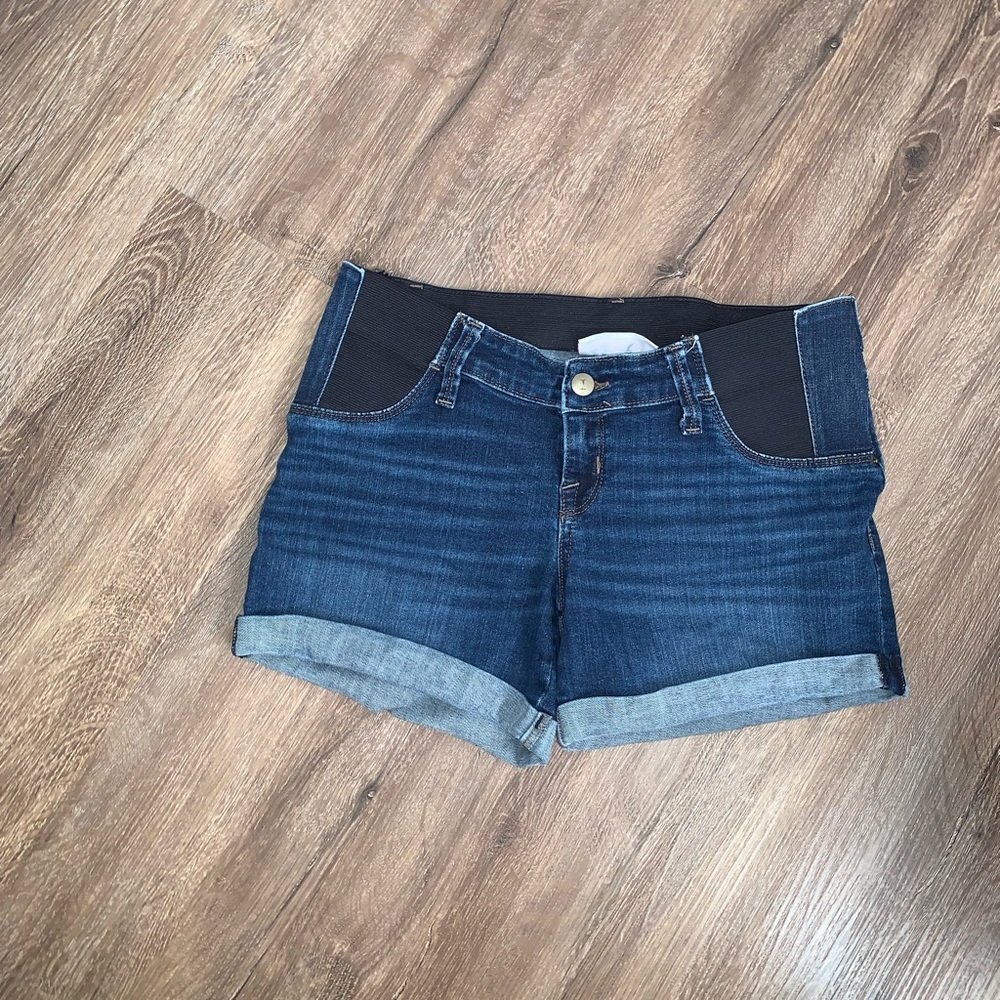 Isabel maternity jean shorts